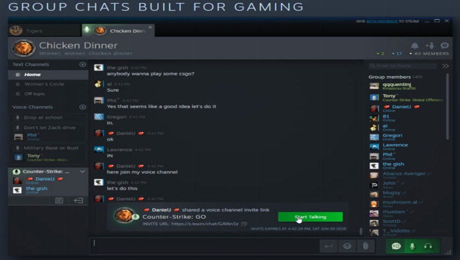 Steam Chat upgrade lets you filter what you want