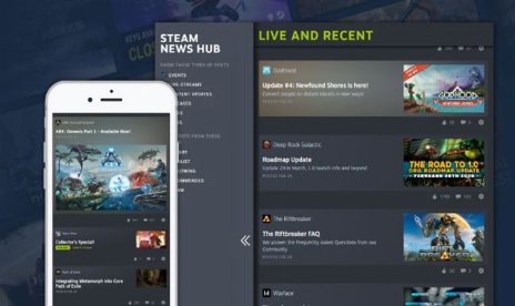 El nuevo News Hub de Steam te ofrece toda la información sobre los últimos juegos