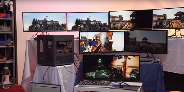 Spend $30,000 on a PC and you can run seven games at once