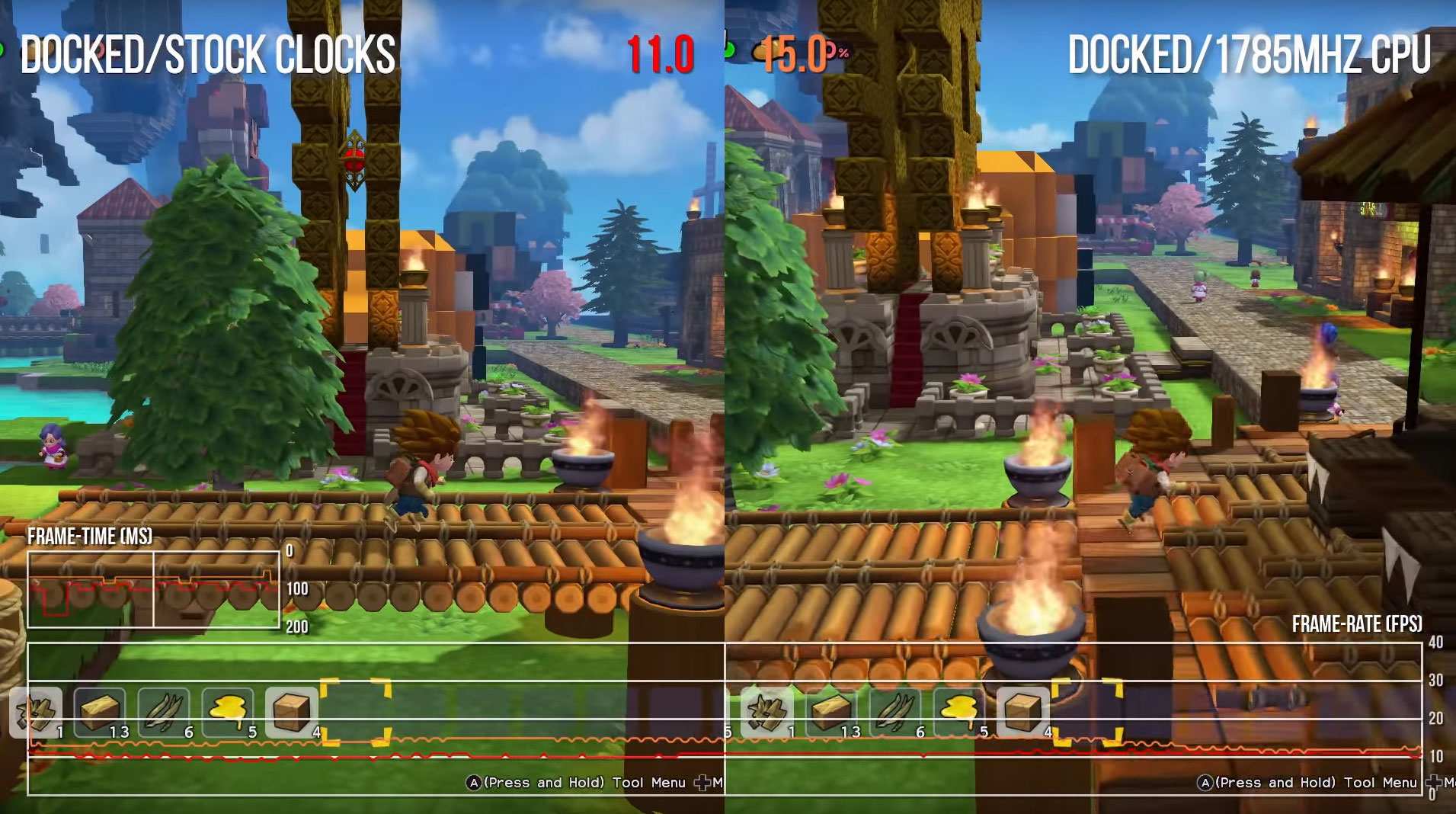 Overclocking the Nintendo Switch yields great results