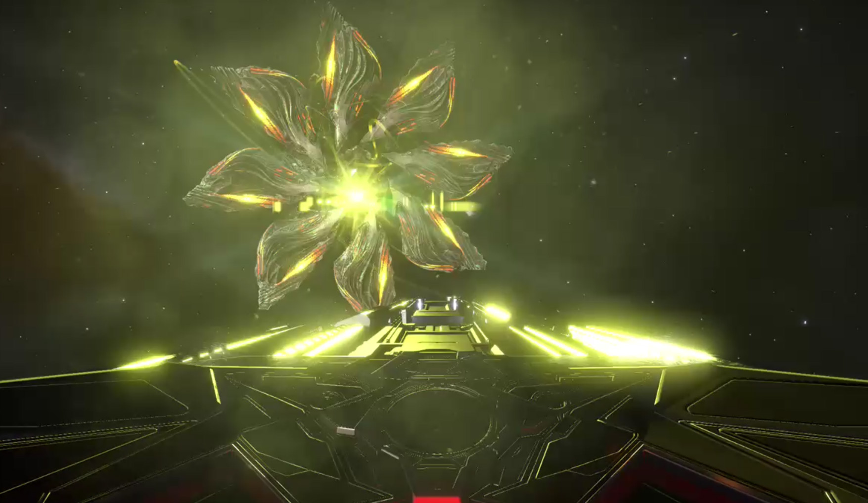 Someone found Aliens in Elite Dangerous