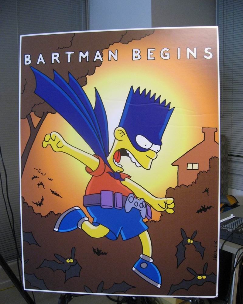 Amazing 2D Graphics in The Simpsons Game