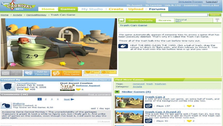Los Sims Carnival te permite diseñar tus propios juegos