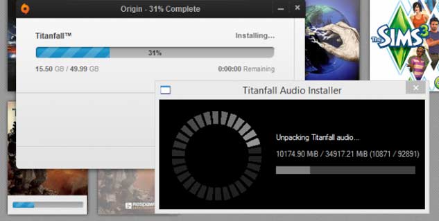 Titanfall on PC has 34GB of audio files