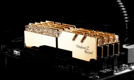 G.Skill Trident Z Royal launches with all gold everything