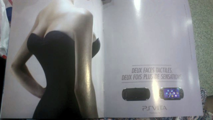 Sony France : La PS Vita est une beauté à quatre seins sans tête