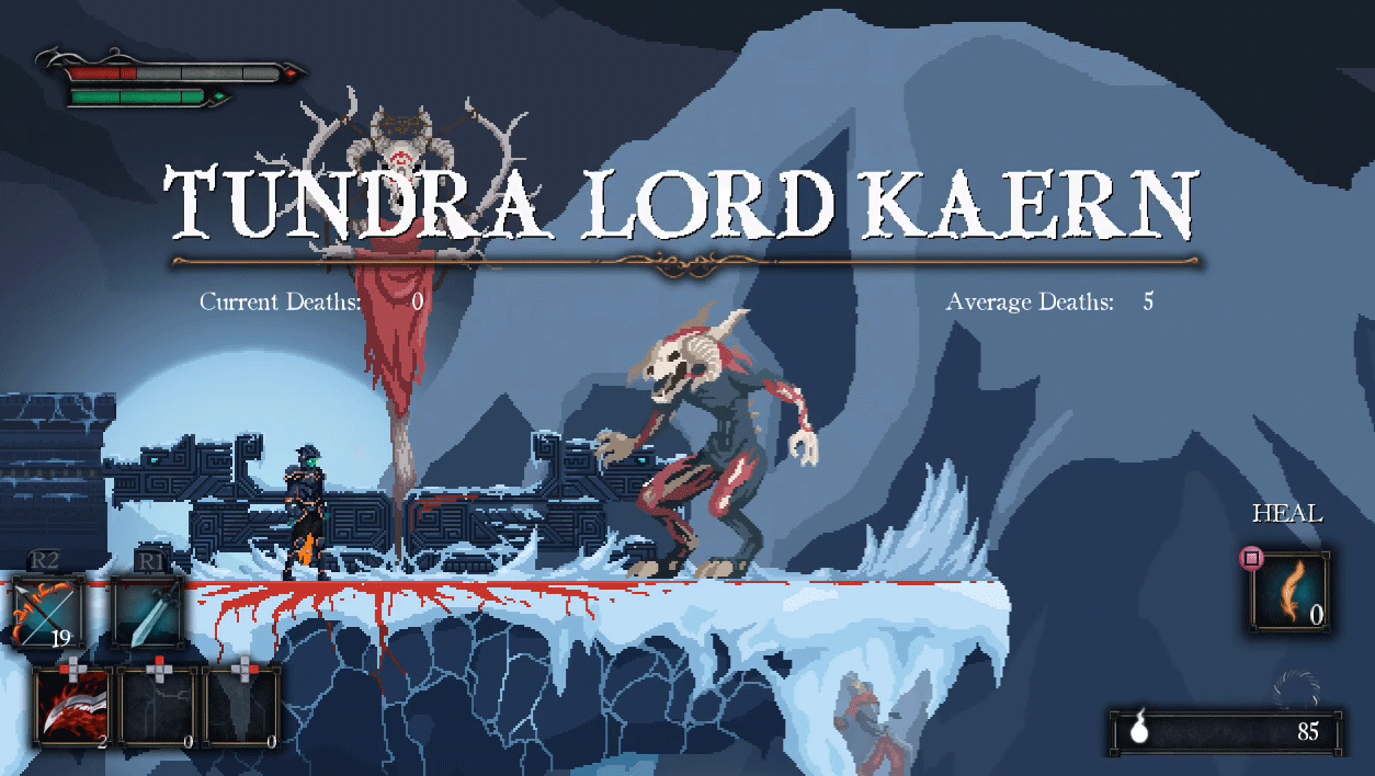 Death’s Gambit is a side-scrolling Dark Souls and looks fantastic
