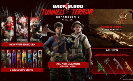 Back 4 Blood Tunnels of Terror coming April 12