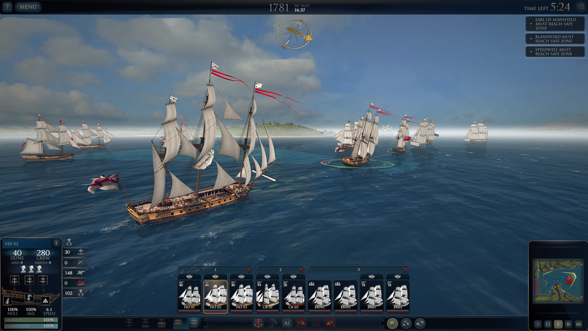 Ultimate Admiral: Age of Sail v1.01 (+4 Trainer)