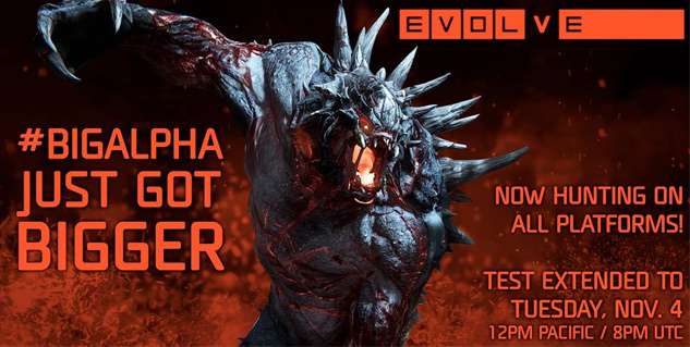 Turtle Rock extends Evolve Big Alpha after PS4 issues