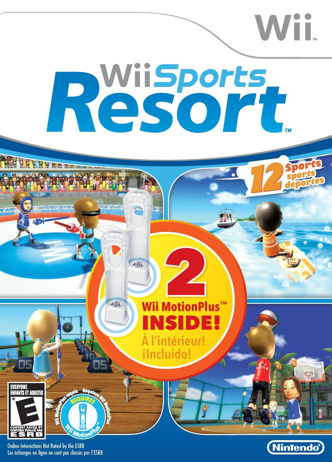 New Wii Sports Resort Bundle Includes 2 MotioPlus Units For 60 USD