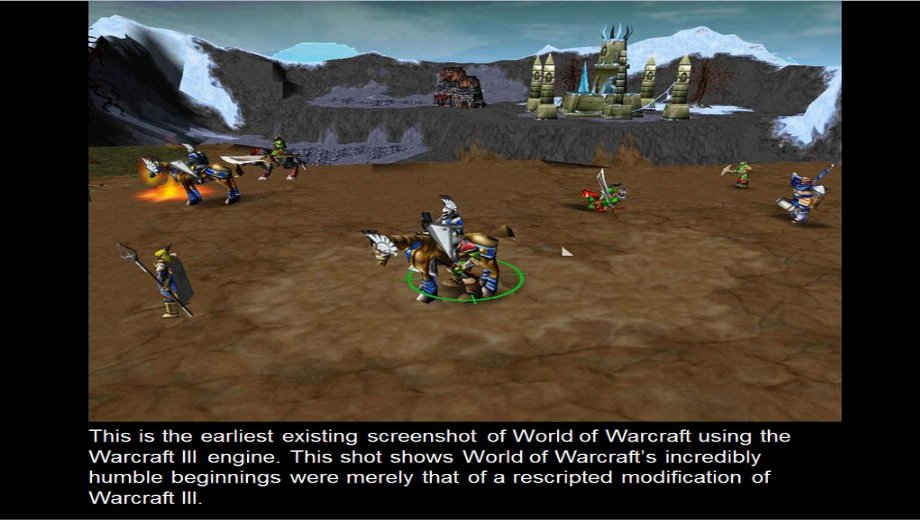 Blizzard Shares World Of WarCraft Early Development Screenshots