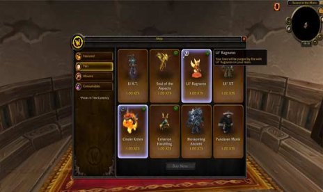 New WoW store to offer pets and mounts