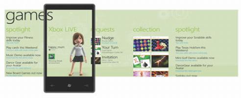 Windows Mobile 7 Xbox LIVE Spiele Launch Lineup