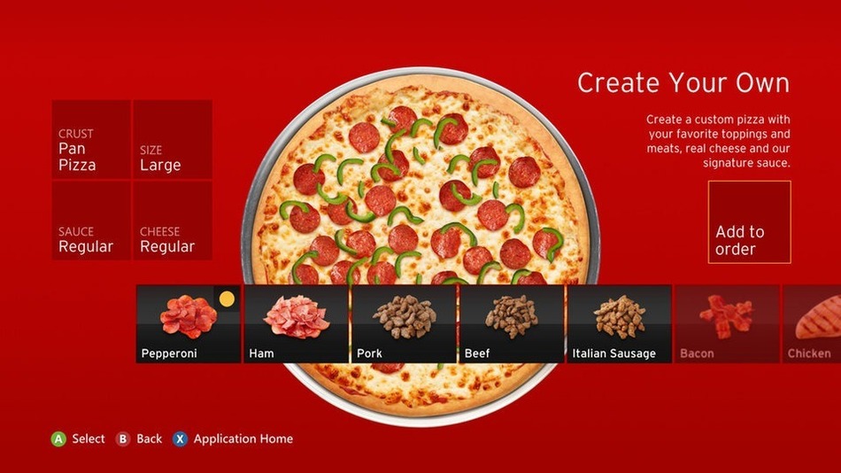 Pizza Hut Xbox 360 App Made $1 Million In Four Months