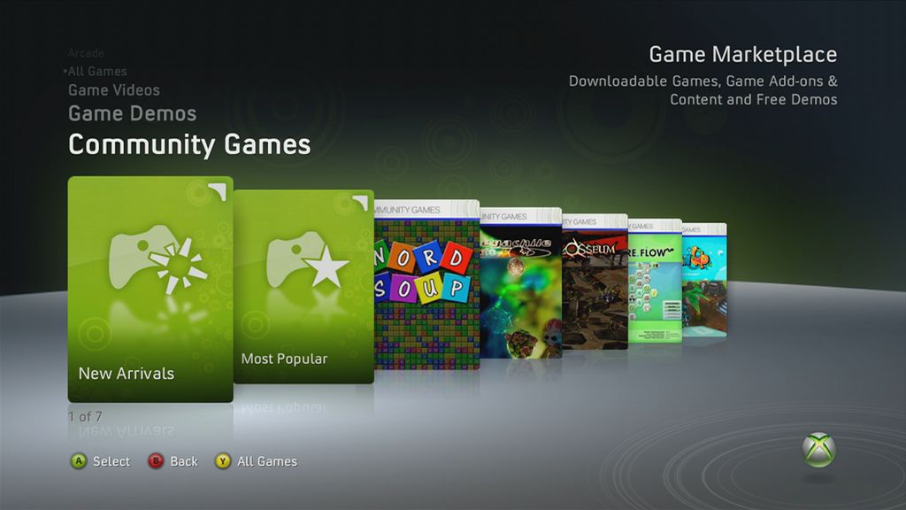 Microsoft Showcases Revamped Xbox Live Store