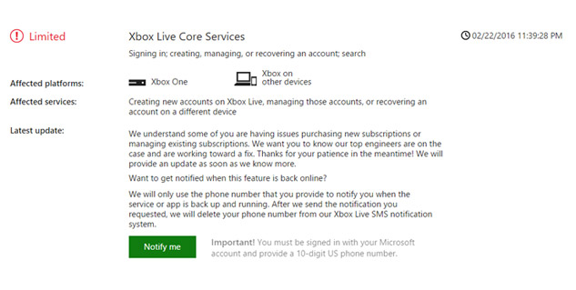 Xbox Live suffers biggest outage in a long time