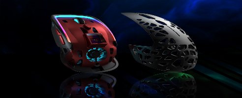 Une souris de jeu résistante à la transpiration avec ventilateur intégré