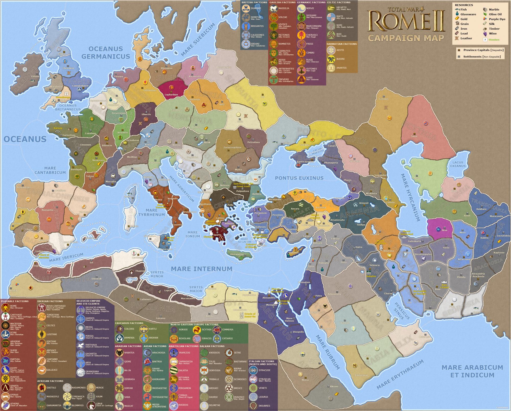 Total War: Rome II – The Top 10 Best Factions Ranked