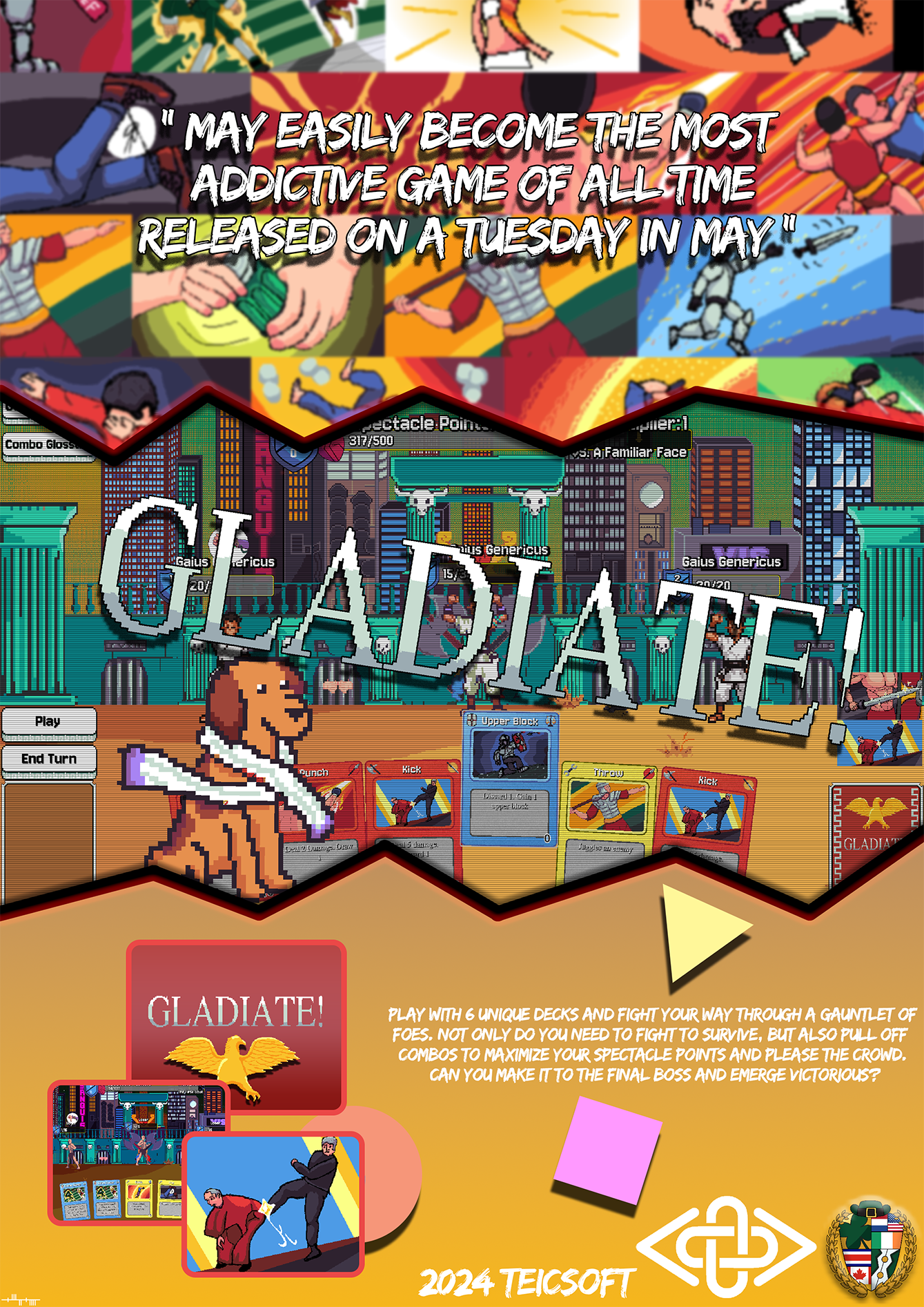 Gladiate
