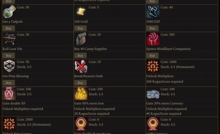 Baldur's Gate III Trials of Tav - un modo roguelike Mod v1.3.1