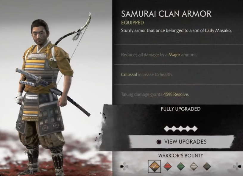 The Best Armor Sets in Ghost of Tsushima and How to Get Them