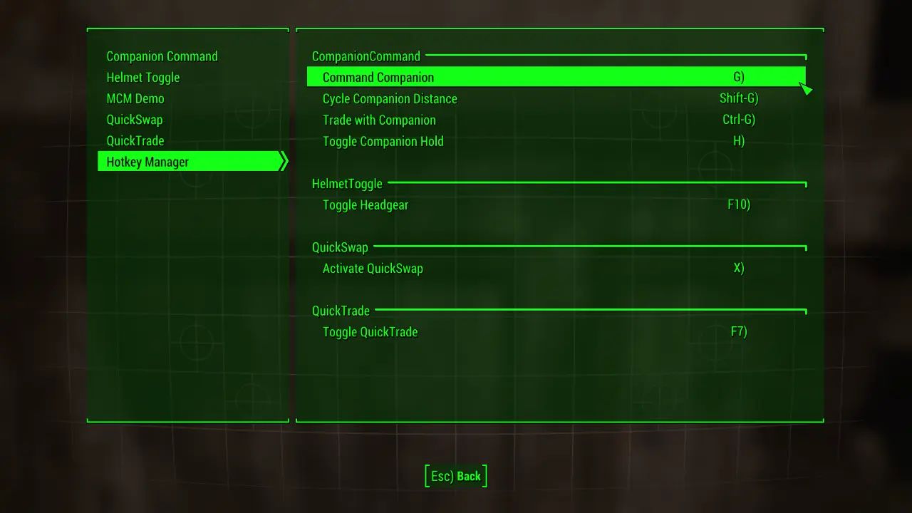 Fallout 4 Konfiguration Menü Mod v1.39