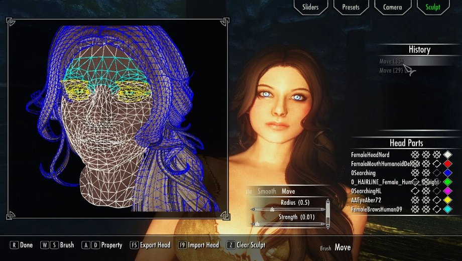 The Elder Scrolls V : Skyrim RaceMenu Mod v3.4.5