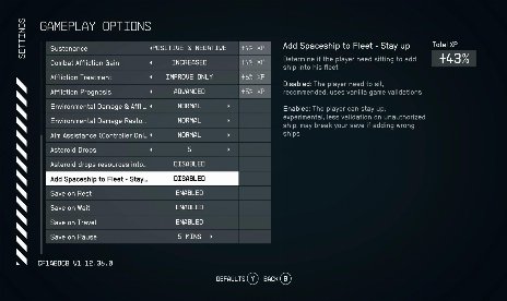 Starfield Add spaceship to your fleet Mod v1.0.3