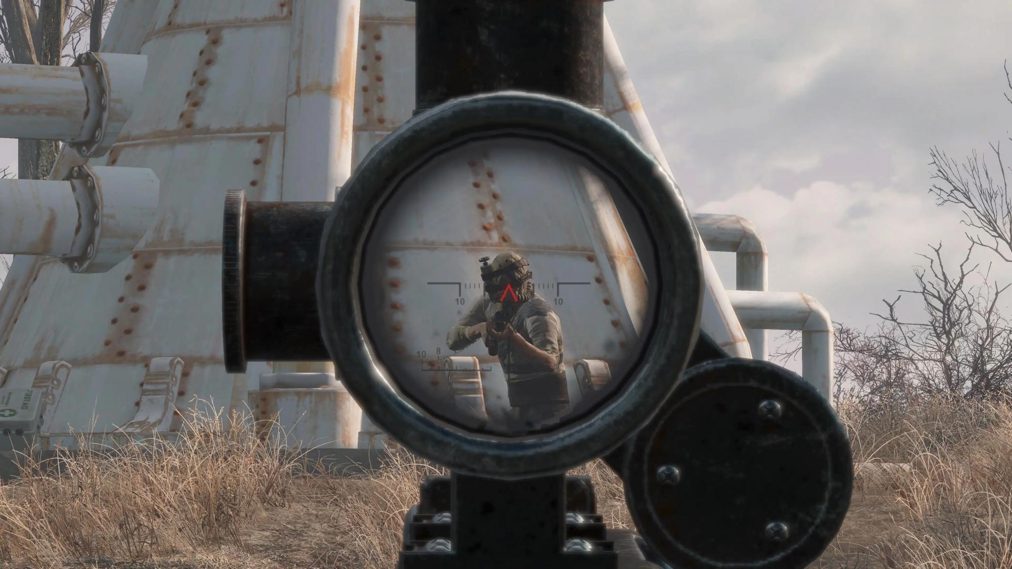 Fallout 4 See Through Scopes Mod v2.6.1