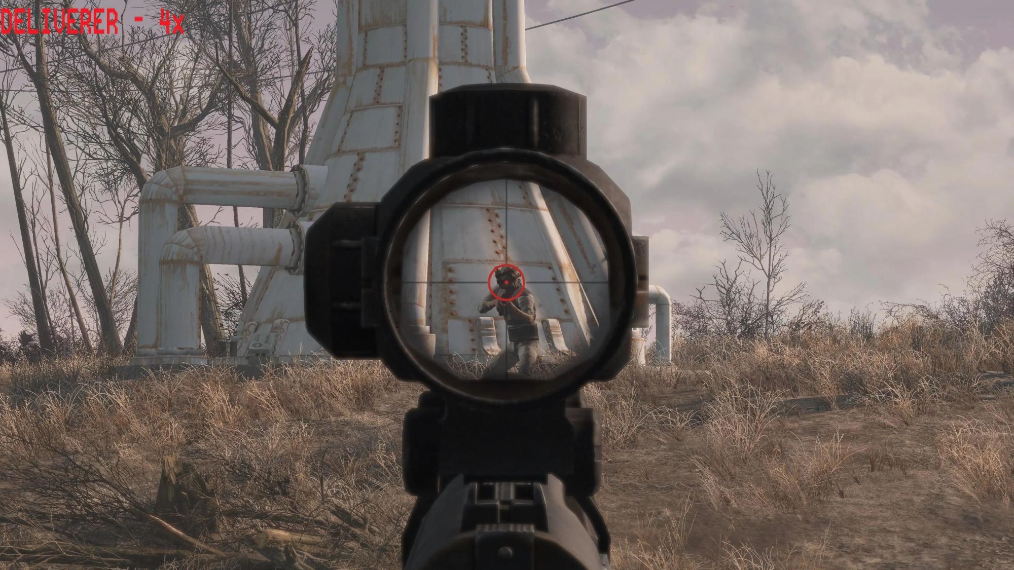 Fallout 4 Ver a través de Scopes Mod v2.6.1