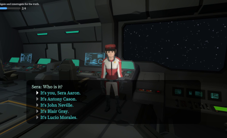 Murder on the Blue Wings Spaceship