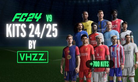 EA Sports FC 24 EAFC 24 KITS 24-25 Mod v9.0