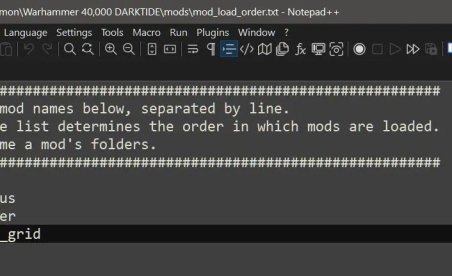 Warhammer 40,000: Darktide Mod Loader v24.06.27