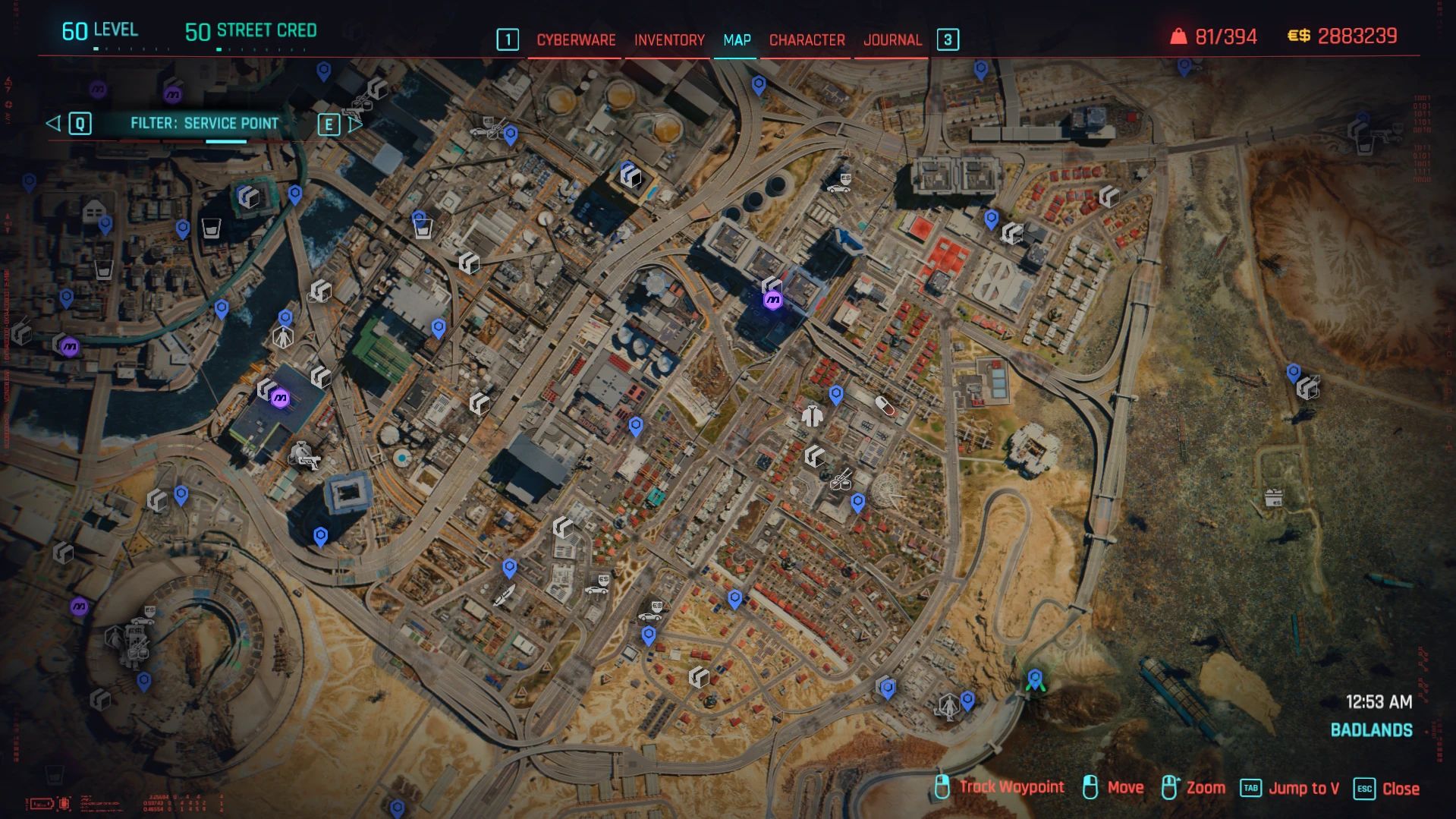 Cyberpunk 2077 Realistic Map Mod v0.0.3