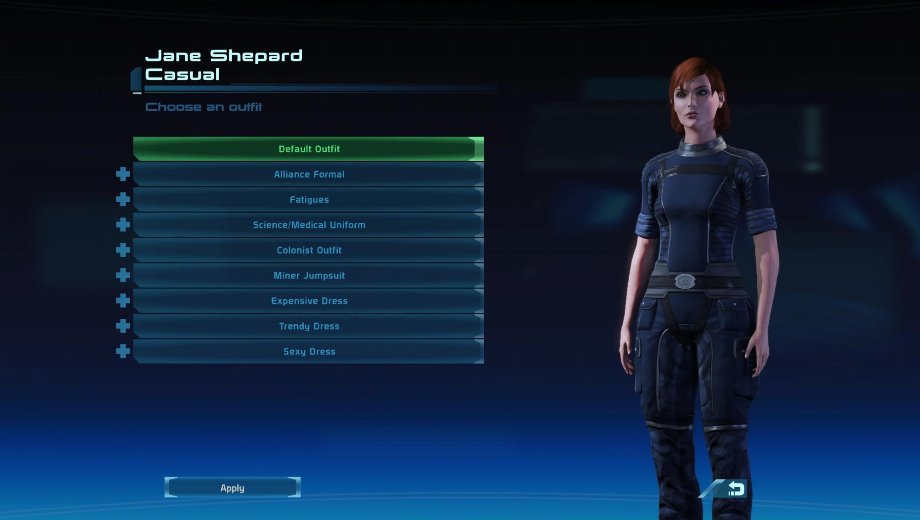 Mass Effect Legendary Edition Appearance Modification Menu LE1 Mod v1.1