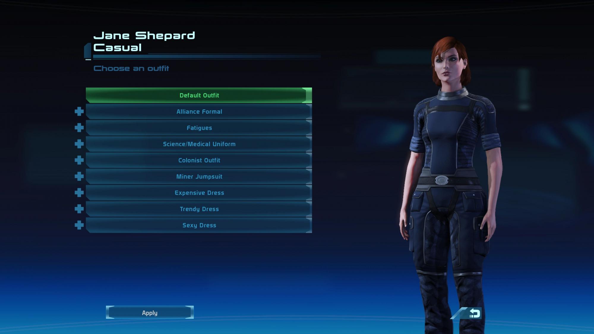 Mass Effect Legendary Edition Appearance Modification Menu LE1 Mod v1.1