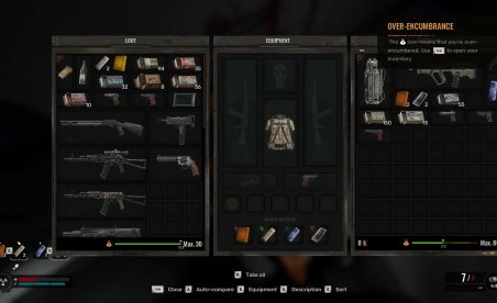S.T.A.L.K.E.R. 2 : Heart of Chornobyl Large Loot Inventory Mod v0.02