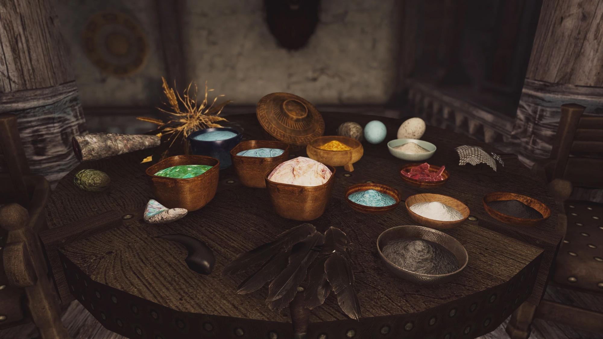 The Elder Scrolls V: Skyrim Special Edition Skyking Alchemy Ingredients Mod v1.0