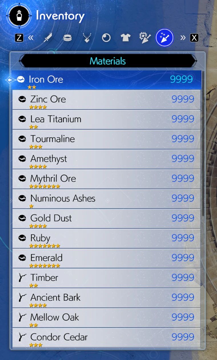 Final Fantasy VII Rebirth Hoarder – Max Stack Increase Mod v1.0.0