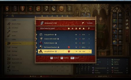 Kingdom Come : Deliverance II Repair Kit Capacity - PTF Mod v1.3