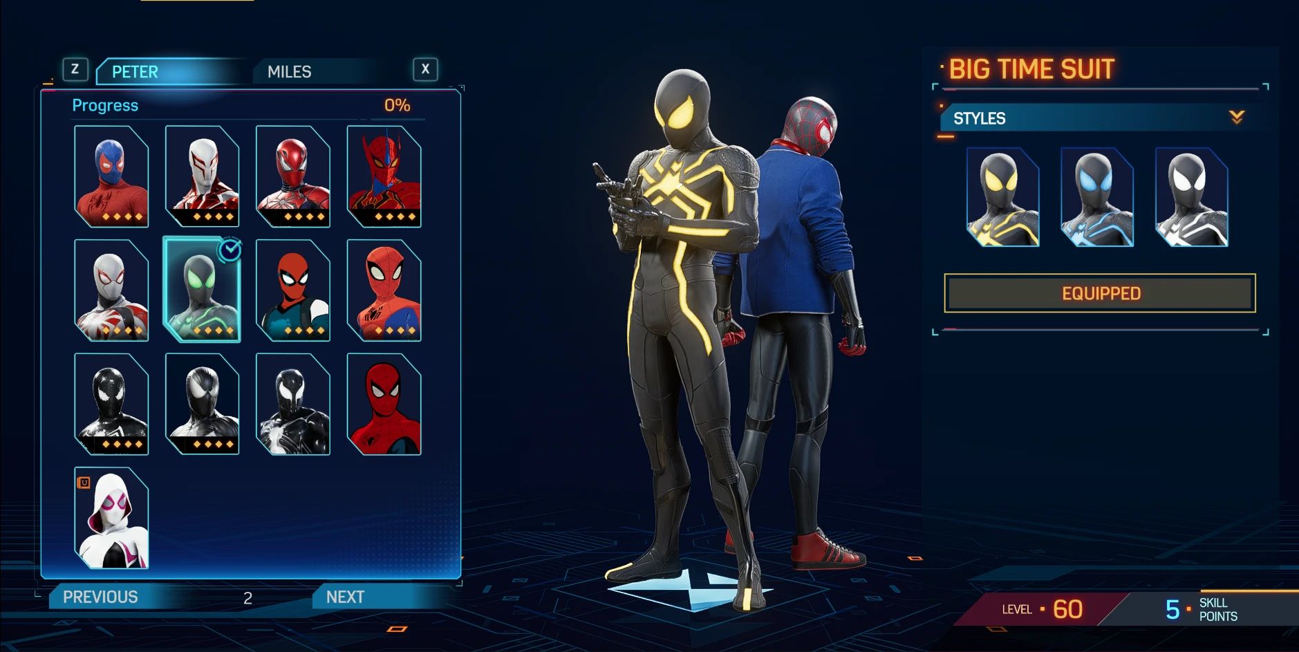 Marvel’s Spider-Man 2 MoreSuitSlots Mod v1.0.1