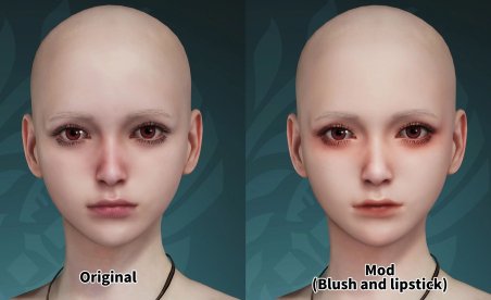 Monster Hunter Wilds Kawaii Makeup Face Textures Mod v1.2