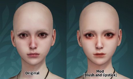 Monster Hunter Wilds Kawaii Makeup Face Textures Mod v1.2