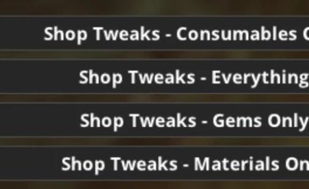 Monster Hunter Wilds Shop Tweaks - Tous les objets de la boutique Mod v1.3