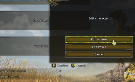 Monster Hunter Wilds Unlimited Character and Palico Edits Mod v1.0