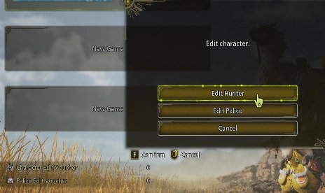 Monster Hunter Wilds Unlimited Character and Palico Edits Mod v1.0