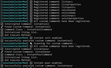 Schedule I Advanced Console and Menu Mod v1.0.9