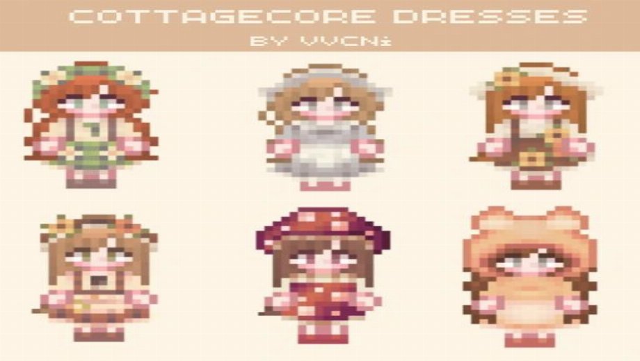 Stardew Valley FS_vvcni’s_Cottagecore_Dresses Mod v1.0.0