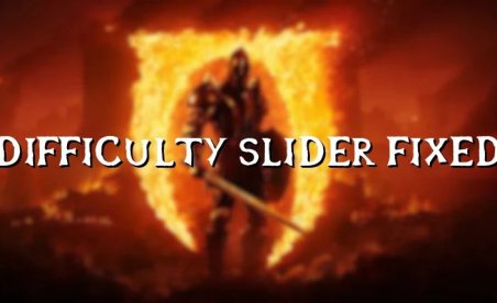 The Elder Scrolls IV: Oblivion Remastered Difficulty Slider Fixed Mod v1.00
